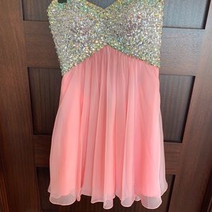 La Femme Pink dress